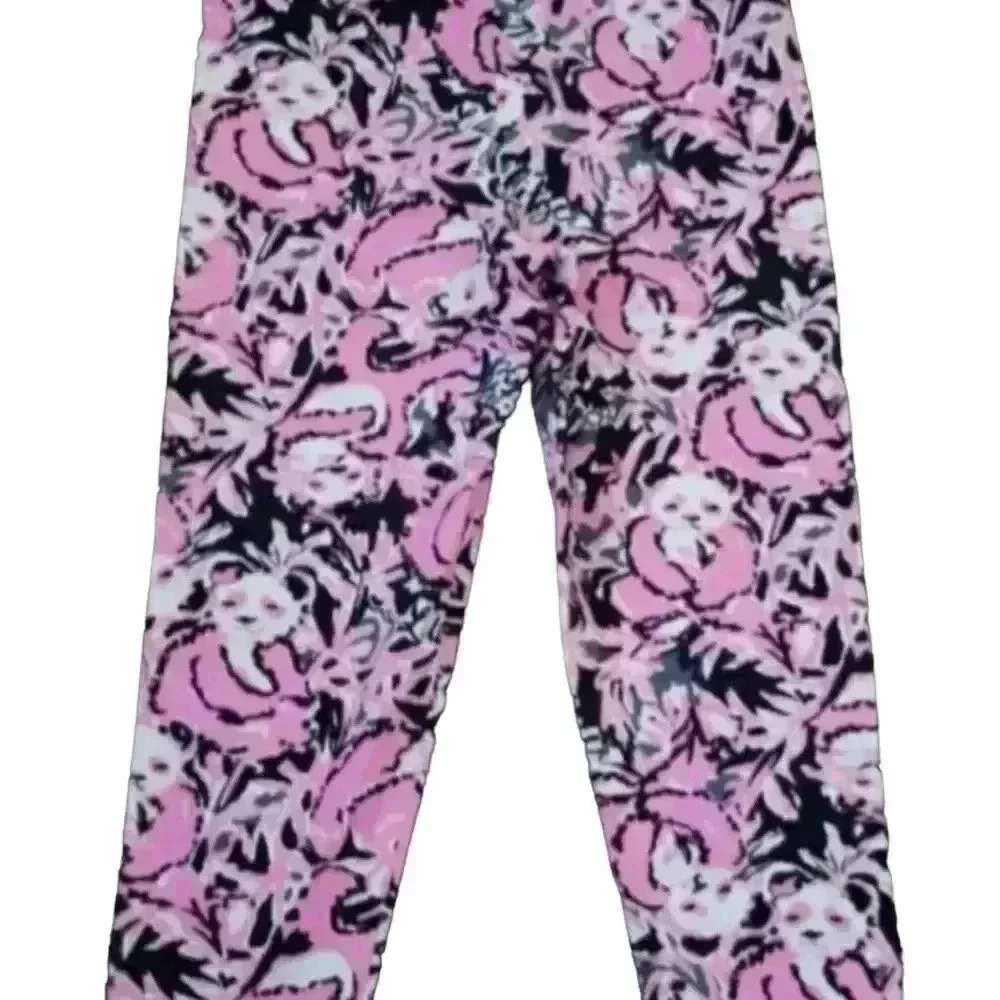 NWT Lilly Pulitzer Hangin with my Boo Luxletic Leggings Size Large Girls - Picture 4 of 13
